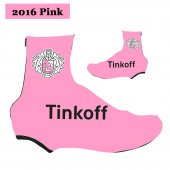 2016 Saxo Bank Tinkoff Cycling Shoe Covers rose (2)